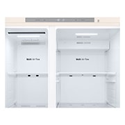 LG Холодильник LG GC-B257KEHW | Side by Side | Объем 658л | 913 × 1790 × 735 мм | Бежевый, Дисплей, GC-B257KEHW, thumbnail 8