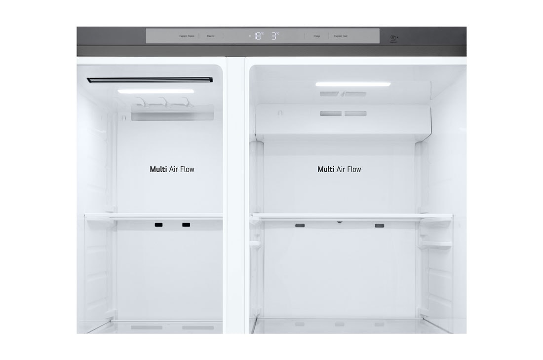 LG Холодильник LG GC-B257KMHW | Side by Side | Объем 658л | 913 × 1790 × 735 мм | Серебристый , Дисплей, GC-B257KMHW, thumbnail 8