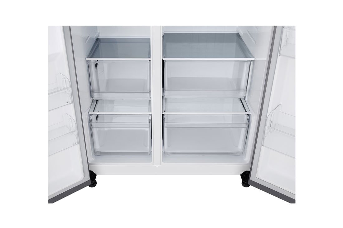 LG Холодильник LG GC-B257KMHW | Side by Side | Объем 658л | 913 × 1790 × 735 мм | Серебристый , Дисплей, GC-B257KMHW, thumbnail 7