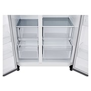 LG Холодильник LG GC-B257KMHW | Side by Side | Объем 658л | 913 × 1790 × 735 мм | Серебристый , Дисплей, GC-B257KMHW, thumbnail 7