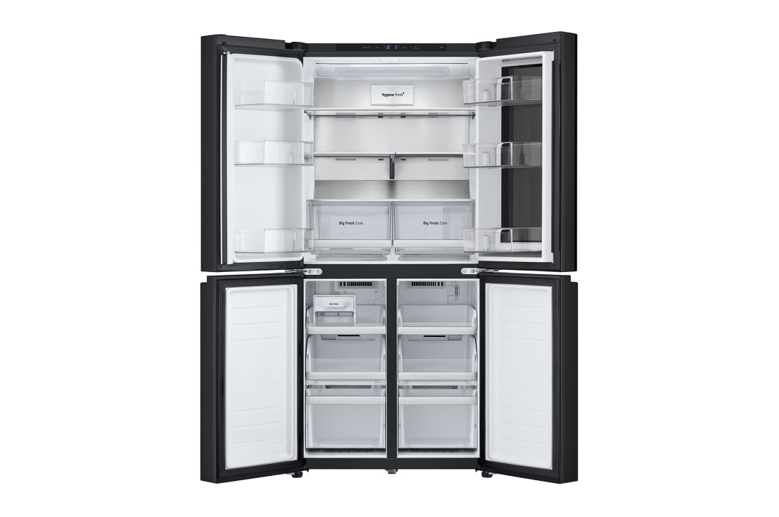 LG Холодильник LG GC-V22FFBMB | Многодверный | Объем 458л | | InstaView™ | Складная полка | Metal Fresh™ | Гигиенический фильтр HyieneFresh+, GC-V22FFBMB, thumbnail 4