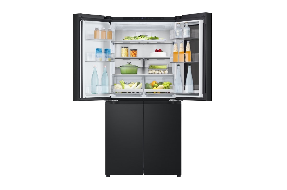 LG Холодильник LG GC-V22FFBMB | Многодверный | Объем 458л | | InstaView™ | Складная полка | Metal Fresh™ | Гигиенический фильтр HyieneFresh+, GC-V22FFBMB, thumbnail 6