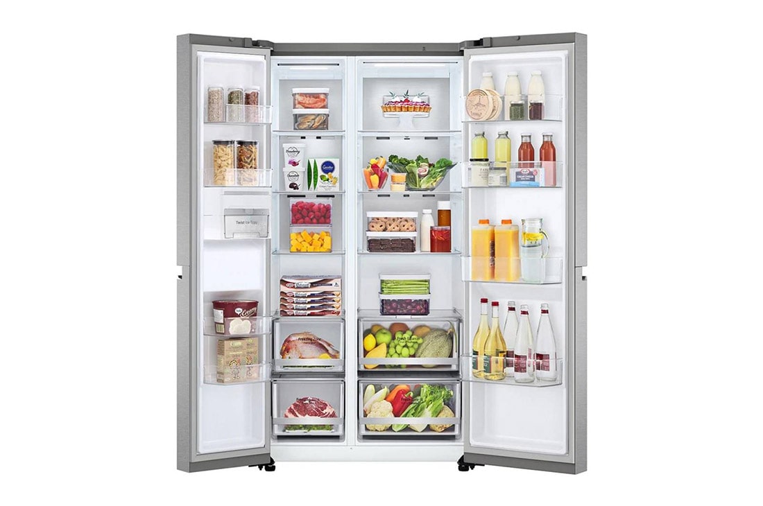 LG Холодильник LG GC-B257SSZV | 647л | Side by Side | Серебристый, GC-B257SSZV, thumbnail 2