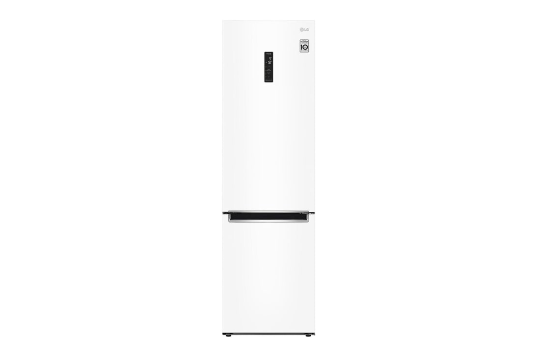 LG Холодильник LG GC-B509MQWM | 419л | DoorCooling⁺ | Белый, front view , GC-B509MQWM