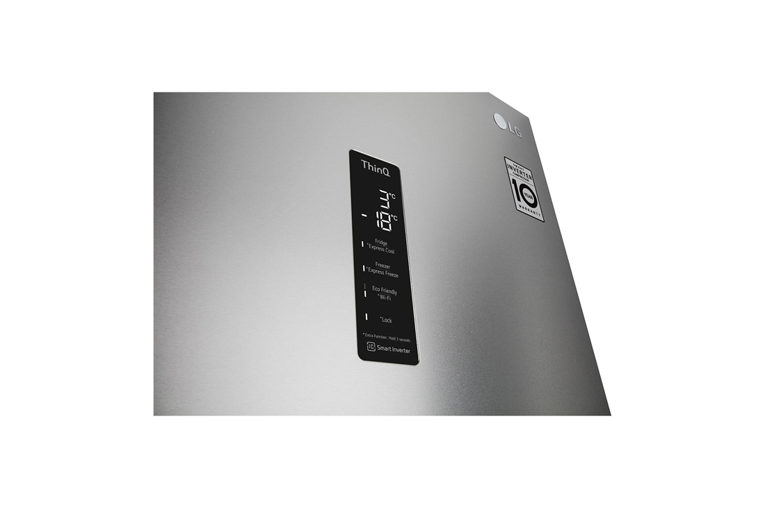 LG Холодильник LG GC-B459SMSM | 374 л | DoorCooling⁺ | Складная полка | LG ThinQ | Metal Fresh | Темный графит, Shelf view, GC-B459SMSM, thumbnail 7