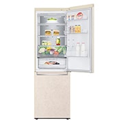 LG Холодильник LG GC-B459SESM | 374 л | DoorCooling⁺ | Складная полка | LG ThinQ | Metal Fresh | Бежевый, Top freezer with light, GC-B459SESM, thumbnail 4