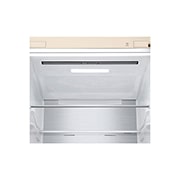 LG Холодильник LG GC-B459SESM | 374 л | DoorCooling⁺ | Складная полка | LG ThinQ | Metal Fresh | Бежевый, bottom food draw view, GC-B459SESM, thumbnail 6