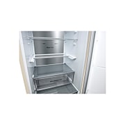 LG Холодильник LG GC-B459SESM | 374 л | DoorCooling⁺ | Складная полка | LG ThinQ | Metal Fresh | Бежевый, Top freezer with food, GC-B459SESM, thumbnail 10