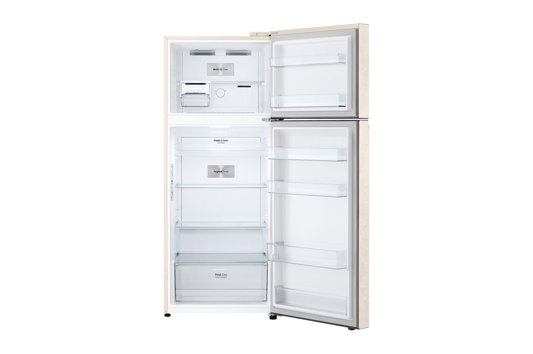 LG Холодильник GN-B392SEBB | 423л | DoorCooling+ | Гигиенический фильтр Hygiene Fresh | Умный инверторный компрессор, Открытый ракурс (с продуктами внутри), GN-B392SEBB, thumbnail 2