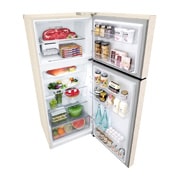 LG Холодильник GN-B392SEBB | 423л | DoorCooling+ | Гигиенический фильтр Hygiene Fresh | Умный инверторный компрессор, Морозильная камера (открытый ракурс с продуктами внутри), GN-B392SEBB, thumbnail 11