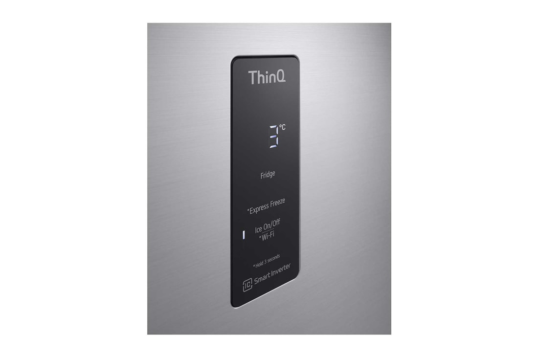 LG Холодильник GN-B392SMBB | 423л | DoorCooling+ | Гигиенический фильтр Hygiene Fresh | Умный инверторный компрессор |Серебристый, Дисплей, GN-B392SMBB, thumbnail 4