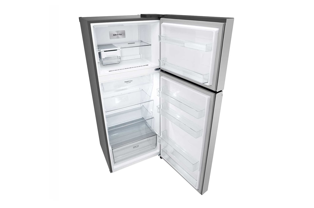 LG Холодильник GN-B392SMBB | 423л | DoorCooling+ | Гигиенический фильтр Hygiene Fresh | Умный инверторный компрессор |Серебристый, Вид спереди (двери открыты), GN-B392SMBB, thumbnail 12