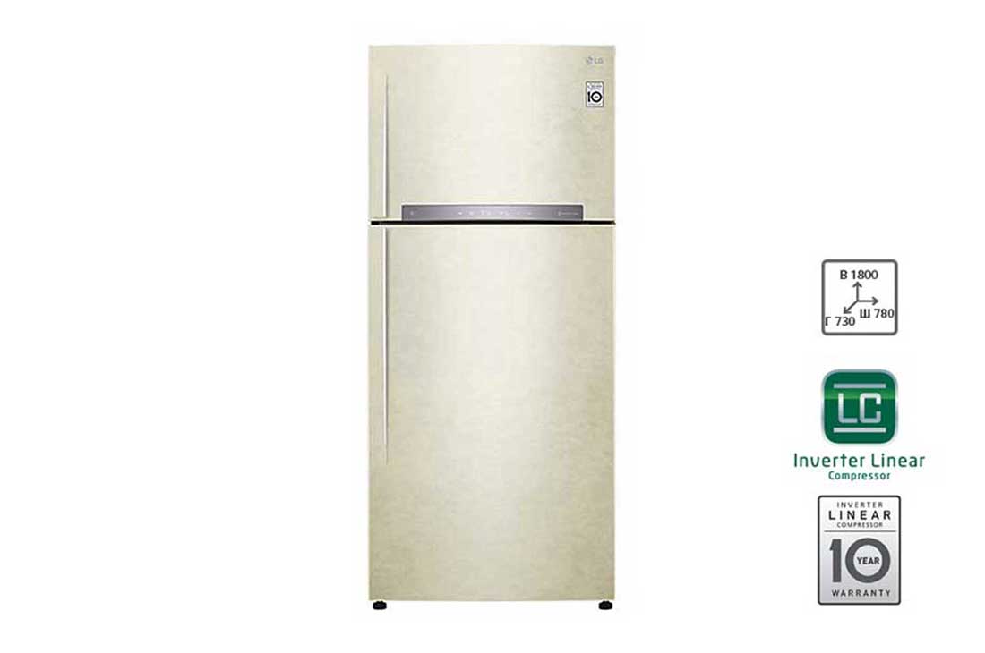 LG Холодильник LG GN-H702HEHL | 547л | DoorCooling+ | Бежевый, GN-H702HEHL