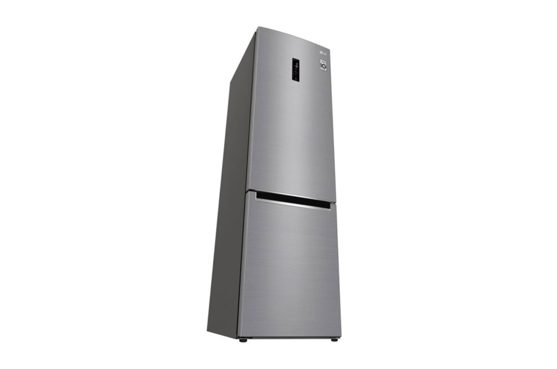 LG Холодильник LG GA-B509SMUM | Объем 384 л | DoorCooling+ | Зоны свежести| Винная полка | Серебристый, perspective view, GA-B509SMUM, thumbnail 4