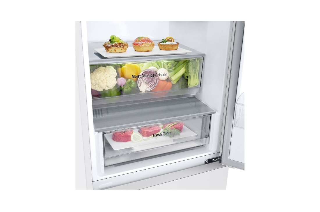 LG Холодильник GC-B459AQQW | Объем 377л | DoorCooling+ | Total No Frost | Белый | Складная полка, Холодильник GC-B459AQQW дисплей, GC-B459AQQW, thumbnail 10