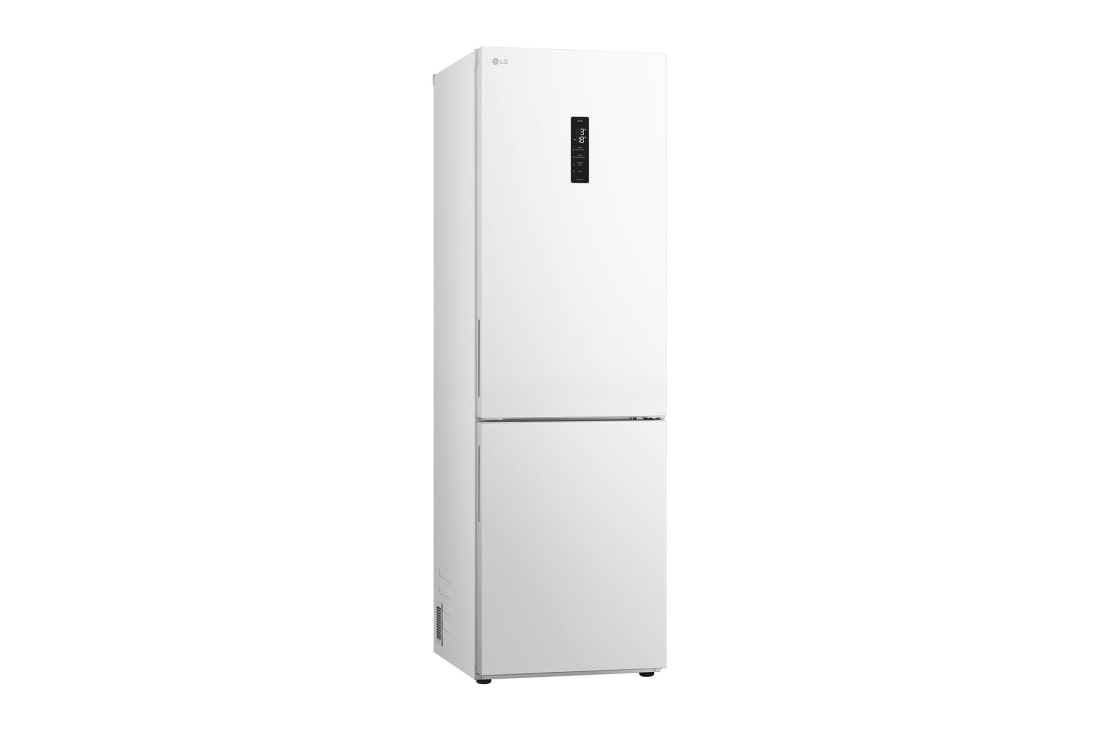 LG Холодильник GC-B459AQQW | Объем 377л | DoorCooling+ | Total No Frost | Белый | Складная полка, Холодильник GC-B459AQQW вид полуразворот вправо, двери закрыты, GC-B459AQQW, thumbnail 13