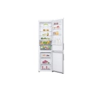 LG Холодильник GC-B509AQQW | Объем 422л | DoorCooling+ | Total No Frost | Белый | Складная полка, Холодильник GC-B509AQQW вид спереди, двери открыты, GC-B509AQQW, thumbnail 3