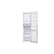 LG Холодильник GC-B509AQQW | Объем 422л | DoorCooling+ | Total No Frost | Белый | Складная полка, Холодильник GC-B509AQQW вид спереди, пустые полки, двери открыты, GC-B509AQQW, thumbnail 4