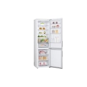 LG Холодильник GC-B509AQQW | Объем 422л | DoorCooling+ | Total No Frost | Белый | Складная полка, Холодильник GC-B509AQQW вид полуразворот вправо, двери открыты, GC-B509AQQW, thumbnail 5