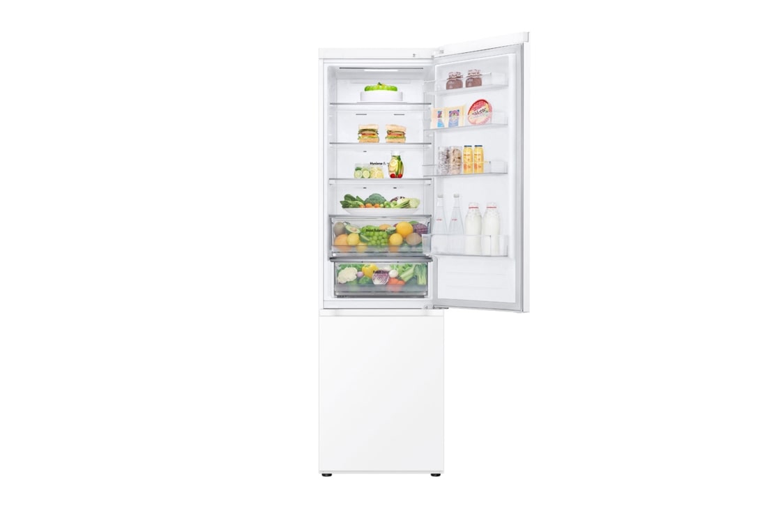 LG Холодильник GC-B509FQQW | Объем 422л | DoorCooling+ | Total No Frost | Белый | Складная полка, front top open, GC-B509FQQW, thumbnail 2