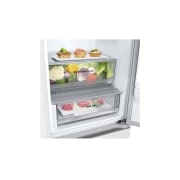 LG Холодильник GC-B509FQQW | Объем 422л | DoorCooling+ | Total No Frost | Белый | Складная полка, with food, GC-B509FQQW, thumbnail 11