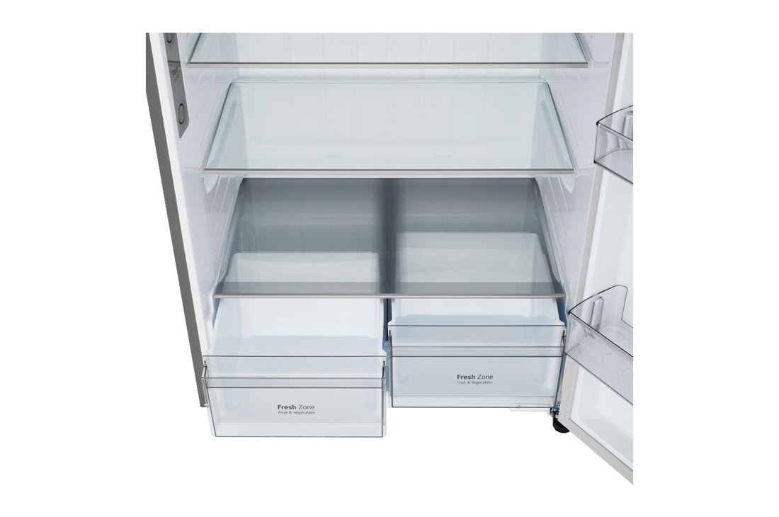 LG Холодильник LG GR-B922FMBM | 612л | DoorCоoling+ | Серебристый, Холодильник GR-B922FMBM ящики для овощей, выдвинутый, GR-B922FMBM, thumbnail 13