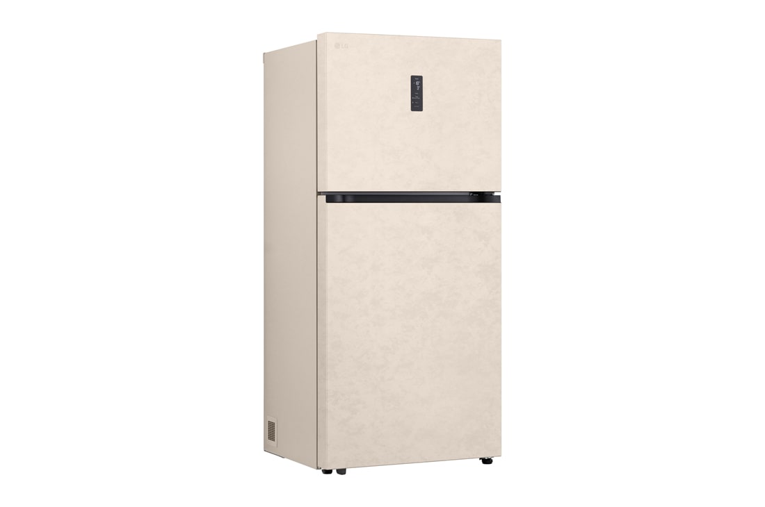 LG Холодильник LG GR-B922FEBM | 612л | DoorCоoling+ | Бежевый, Холодильник GR-B922FEBM полуразворот влево, двери закрыты , GR-B922FEBM, thumbnail 7