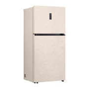 LG Холодильник LG GR-B922FEBM | 612л | DoorCоoling+ | Бежевый, Холодильник GR-B922FEBM полуразворот влево, двери закрыты , GR-B922FEBM, thumbnail 7