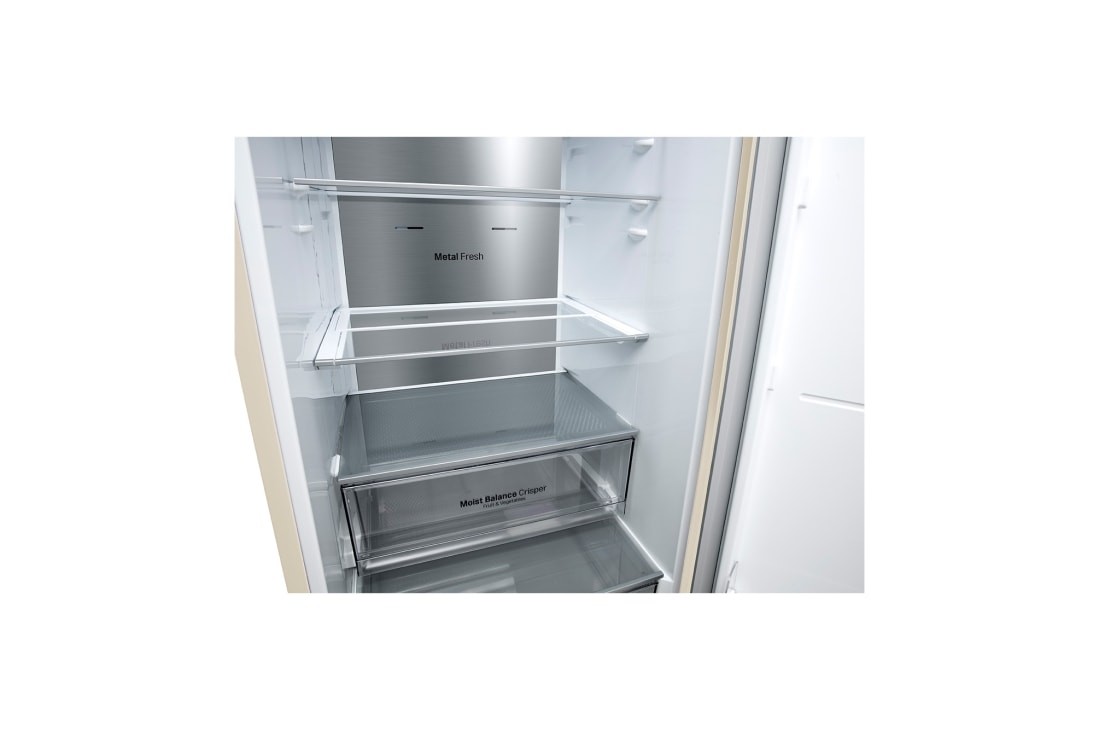 LG Холодильник LG GA-B459SEQM | Объем 374 л | Охлаждение двери DoorCooling+| Складная полка | Бежевый, Холодильник GA-B459SEQM складная полка , GA-B459SEQM, thumbnail 14