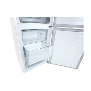 LG Холодильник LG GA-B509CQYL | Объем 419 л | Равномерное охлаждение двери | Белый, Холодильник GA-B509CQYL морозильная камера вид сбоку, GA-B509CQYL, thumbnail 14