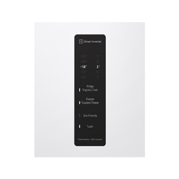 LG Холодильник LG GA-B509CQYL | Объем 419 л | Равномерное охлаждение двери | Белый, Холодильник GA-B509CQYL дисплей, GA-B509CQYL, thumbnail 15