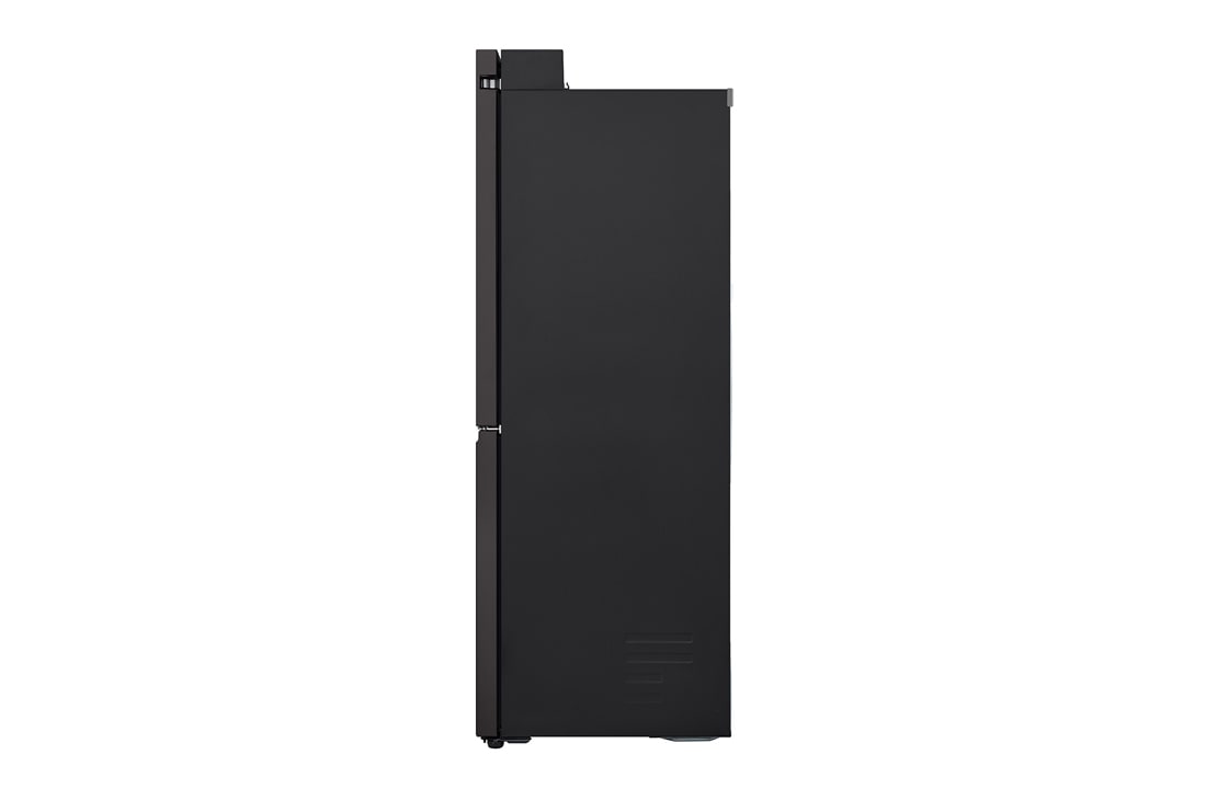 LG Холодильник LG GC-V22FHBBM | Многодверный | Объем 575 л | InstaView | Черный, one door open with food, GC-V22FHBBM, thumbnail 4