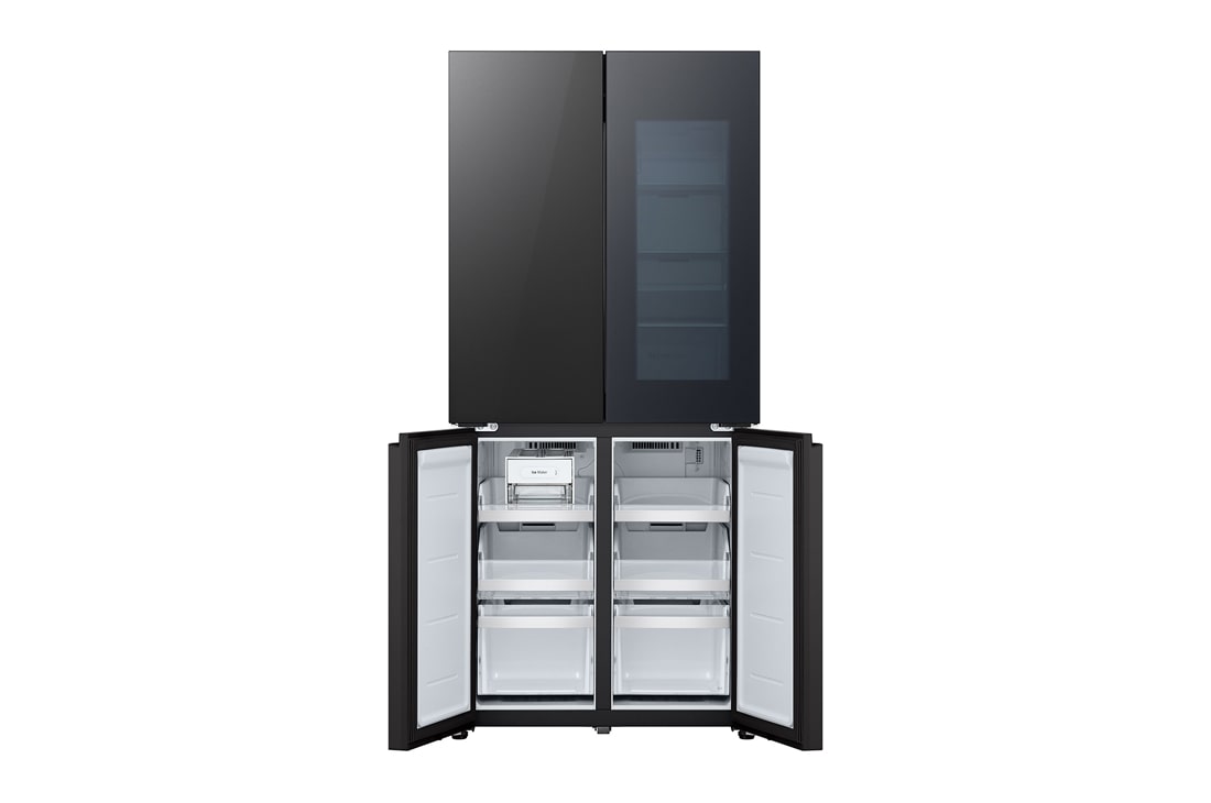LG Холодильник LG GC-V22FHBBM | Многодверный | Объем 575 л | InstaView | Черный, freezer view with food, GC-V22FHBBM, thumbnail 8