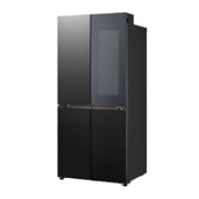 LG Холодильник LG GC-V22FHBBM | Многодверный | Объем 575 л | InstaView | Черный, one door open without food, GC-V22FHBBM, thumbnail 3