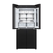 LG Холодильник LG GC-V22FHBBM | Многодверный | Объем 575 л | InstaView | Черный, freezer view without food, GC-V22FHBBM, thumbnail 7