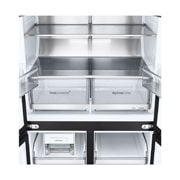 LG Холодильник LG GC-V22FHBBM | Многодверный | Объем 575 л | InstaView | Черный, freezer view with food, GC-V22FHBBM, thumbnail 12
