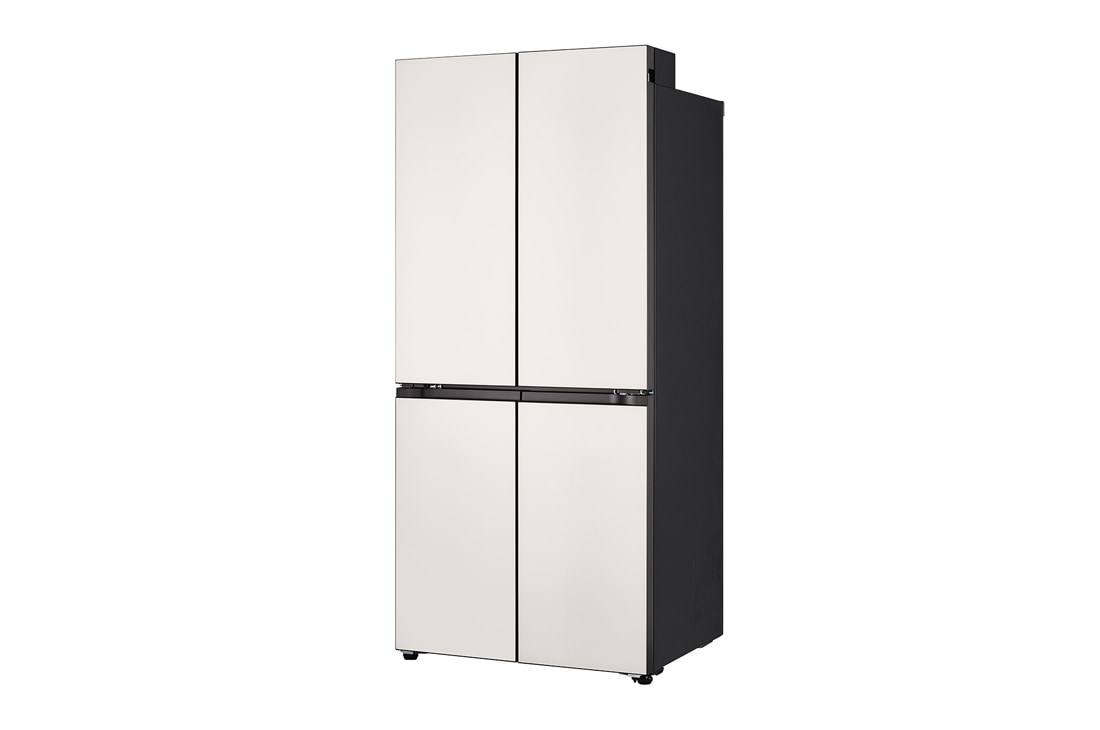 LG Холодильник LG GC-B22FHEGM | Многодверный | Объем 571 л | Закаленное стекло | Бежевый, one door open without food, GC-B22FHEGM, thumbnail 3