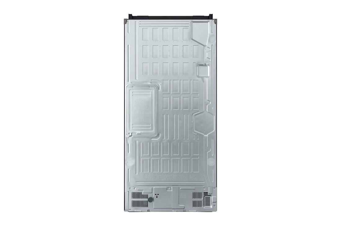 LG Холодильник LG GC-B22FHEGM | Многодверный | Объем 571 л | Закаленное стекло | Бежевый, top view without food, GC-B22FHEGM, thumbnail 5