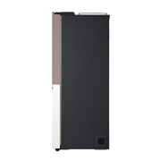 LG Холодильник LG GC-B277BPUM | C боковой морозильной камерой | Объем 703 л | Глиняно-розовый - бежевый, one door open with food, GC-B277BPUM, thumbnail 4