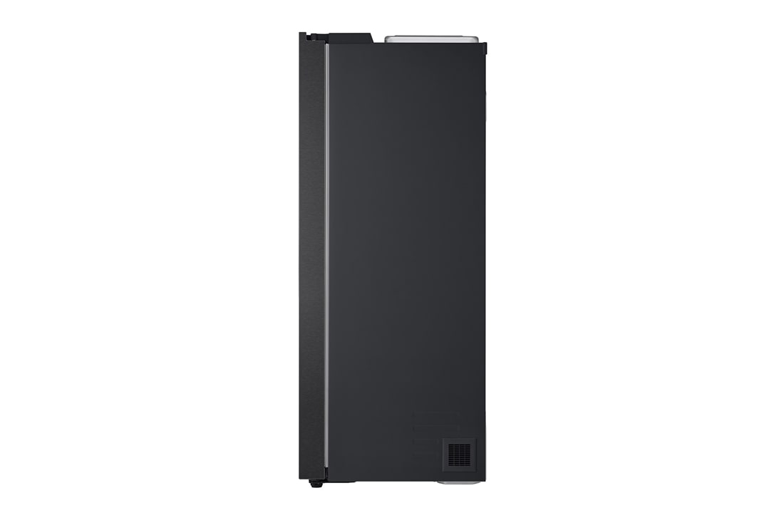 LG Холодильник LG GC-B257KBHW | C боковой морозильной камерой | Объем 703 л | Черный, one door open with food, GC-B257KBHW, thumbnail 4