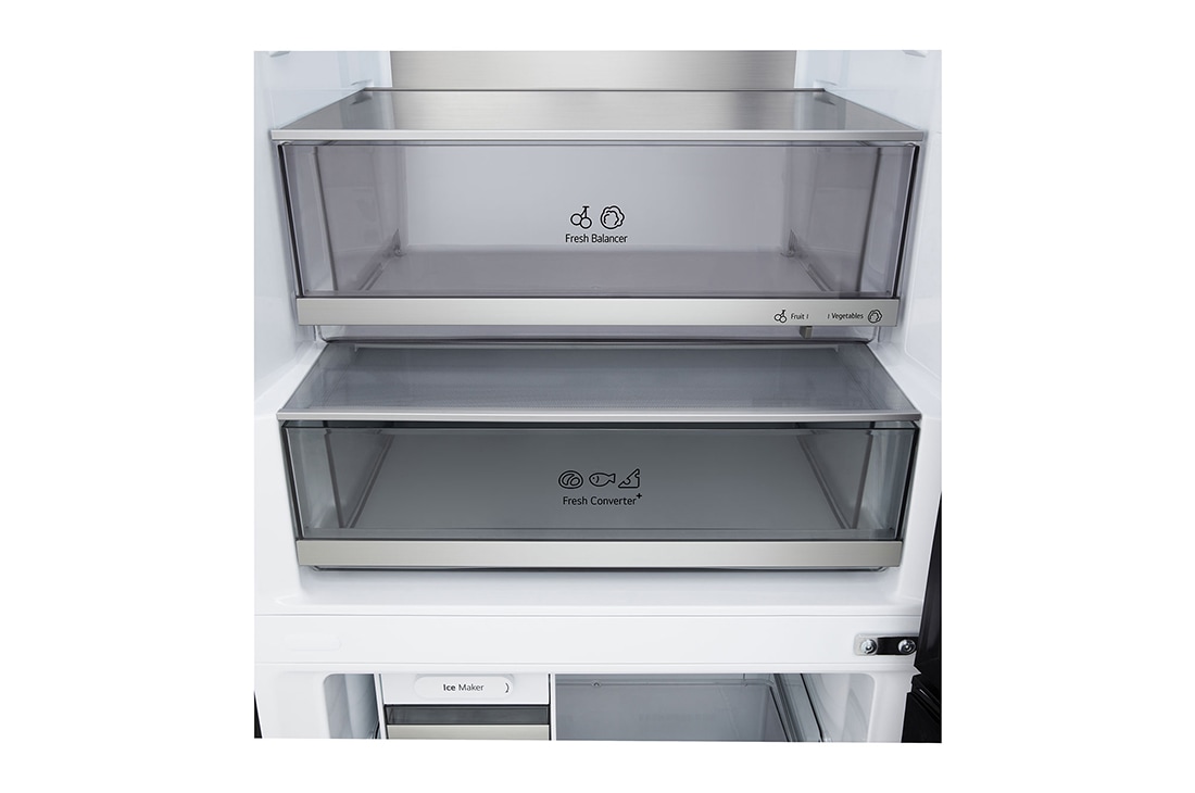LG Холодильник LG GC-B640FTKM | C нижней морозильной камерой | Объем 513 л | Черный, Холодильник GC-B640FTKM ящики для овощей, пустые, GC-B640FTKM, thumbnail 16