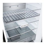 LG Холодильник LG GC-B640FTKM | C нижней морозильной камерой | Объем 513 л | Черный, Холодильник GC-B640FTKM холодильная камера, пустая, GC-B640FTKM, thumbnail 12