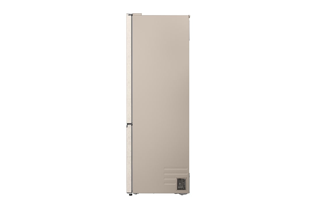 LG Холодильник LG GC-B640FEKM | C нижней морозильной камерой | Объем 513 л | Бежевый, Холодильник GC-B640FEKM вид сбоку, GC-B640FEKM, thumbnail 4