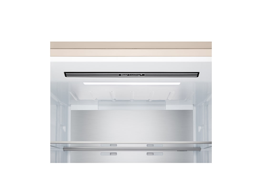 LG Холодильник LG GC-B640FEKM | C нижней морозильной камерой | Объем 513 л | Бежевый, Холодильник GC-B640FEKM верхняя часть камеры, пустая, GC-B640FEKM, thumbnail 9