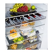 LG Холодильник LG GC-B640FEKM | C нижней морозильной камерой | Объем 513 л | Бежевый, Холодильник GC-B640FEKM складная полка разложенная, GC-B640FEKM, thumbnail 13