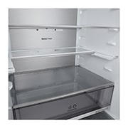 LG Холодильник LG GC-B640FEKM | C нижней морозильной камерой | Объем 513 л | Бежевый, Холодильник GC-B640FEKM ящики для овощей, пустые, GC-B640FEKM, thumbnail 15