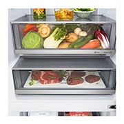 LG Холодильник LG GC-B640FEKM | C нижней морозильной камерой | Объем 513 л | Бежевый, Холодильник GC-B640FEKM дверные полки, пустые, GC-B640FEKM, thumbnail 17