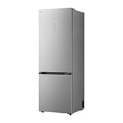LG Холодильник LG GC-B640FMKM | C нижней морозильной камерой | Объем 513 л | Серебристый, Холодильник GC-B640FMKM вид полуразворот вправо, двери закрыты , GC-B640FMKM, thumbnail 2