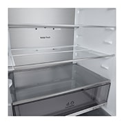 LG Холодильник LG GC-B640FMKM | C нижней морозильной камерой | Объем 513 л | Серебристый, Холодильник GC-B640FMKM складная полка разложенная, GC-B640FMKM, thumbnail 14