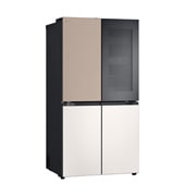 LG  Холодильник LG GC-V24FGGHB | Многодверный | Объем 721 л | Глиняно-коричневый - бежевый, Холодильник GC-V24FGGHB вид полуразворот вправо, двери закрыты , GC-V24FGGHB, thumbnail 2